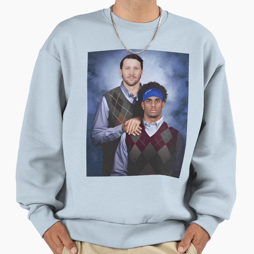 JA Keon Coleman Step Brothers Buffalo Sweatshirt - Custom Art Print Unisex - T-Shirt, Sweatshirt, Hoodie