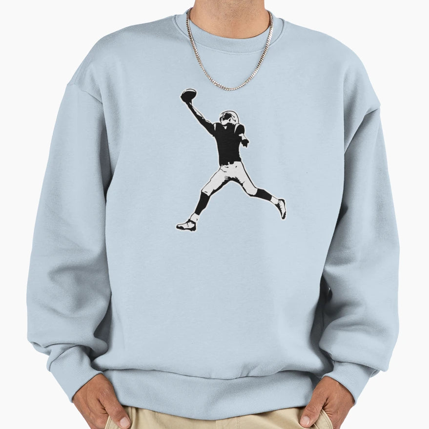 American Football Player Sweatshirt - Streetwear Style Men Women - T-Shirt, Sweatshirt, Hoodie