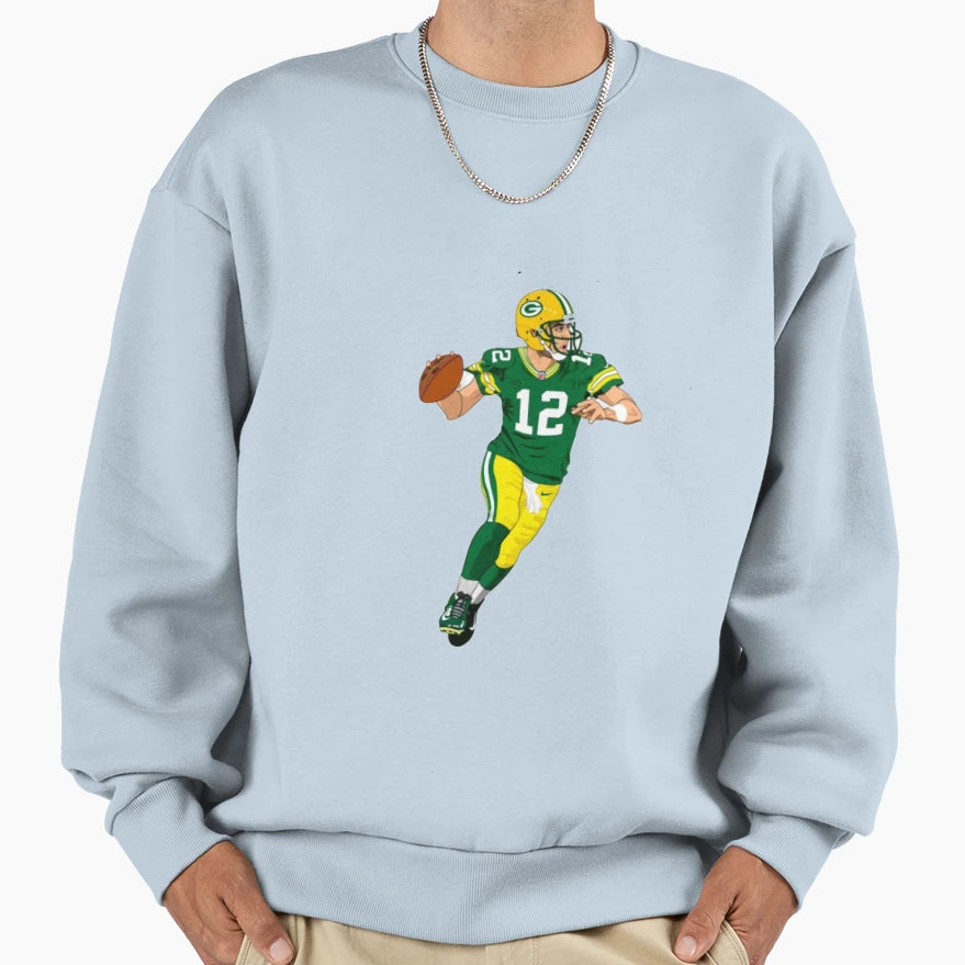 Rodgers 12 Sweatshirt - Novelty Apparel Men Women - T-Shirt, Sweatshirt, Hoodie