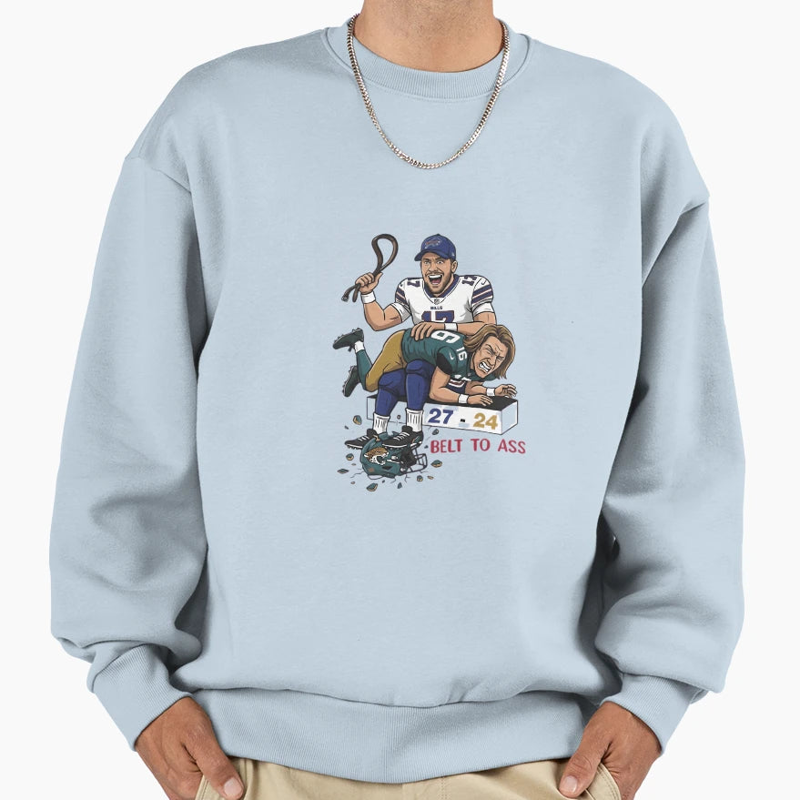 JA Trevor Lawrence Belt To Ass Sweatshirt - Streetwear Style Unisex - T-Shirt, Sweatshirt, Hoodie