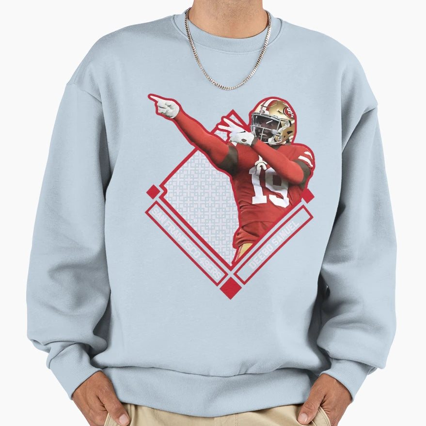 Deebo Sport Samuel San Francisco Sweatshirt - Aesthetic Graphic Men Women - T-Shirt, Sweatshirt, Hoodie