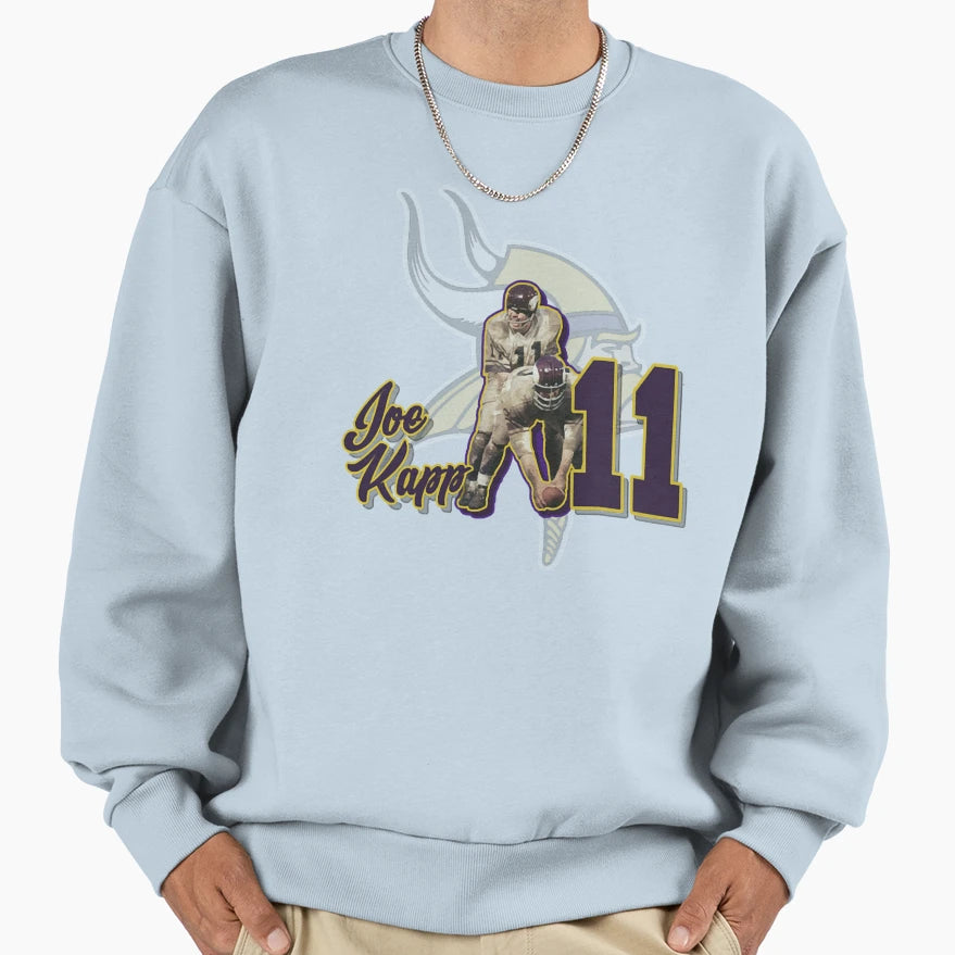 Joe Kapp Sweatshirt - Custom Art Print Unisex - T-Shirt, Sweatshirt, Hoodie