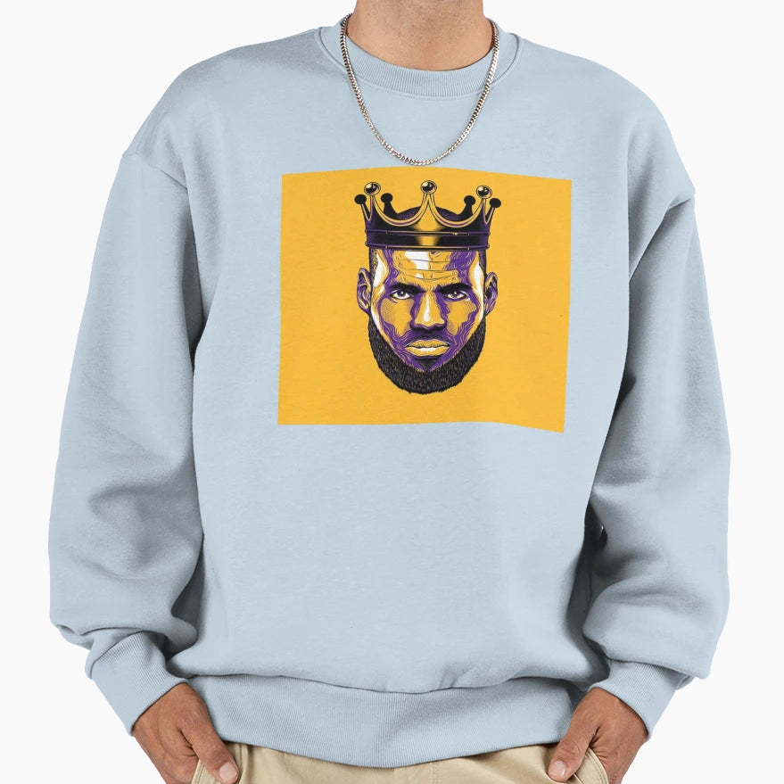 King Lebron James Sweatshirt - Casual Everyday Wear Men Women - T-Shirt, Sweatshirt, Hoodie