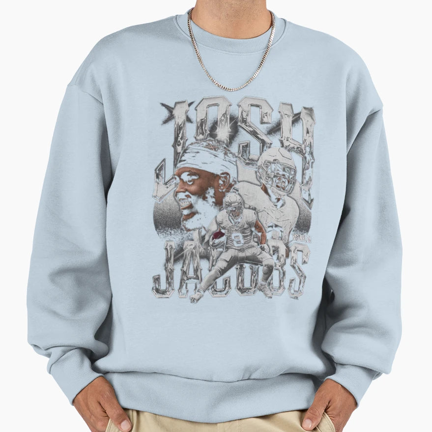 Josh Jacobs Las Vegas Sweatshirt - Casual Everyday Wear Men Women - T-Shirt, Sweatshirt, Hoodie