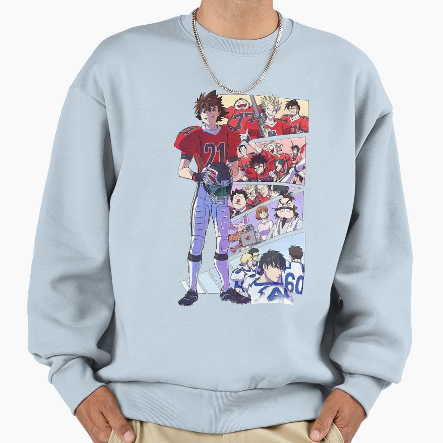 Eyeshield 21 Special Artwork Logo Sweatshirt - Streetwear Style for Adults - T-Shirt, Sweatshirt, Hoodie