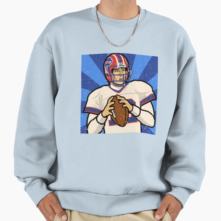 Jim Kelly Snow Sweatshirt - Streetwear Style Unisex - T-Shirt, Sweatshirt, Hoodie