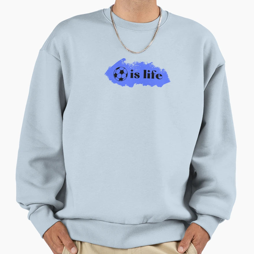Football Is Life Sweatshirt - Aesthetic Graphic for Adults - T-Shirt, Sweatshirt, Hoodie