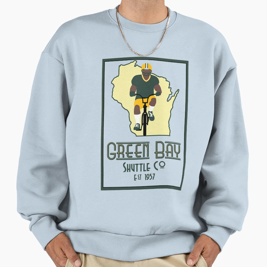 Greenbay Packers Shuttle Co Sweatshirt - Unique Graphic Men Women - T-Shirt, Sweatshirt, Hoodie