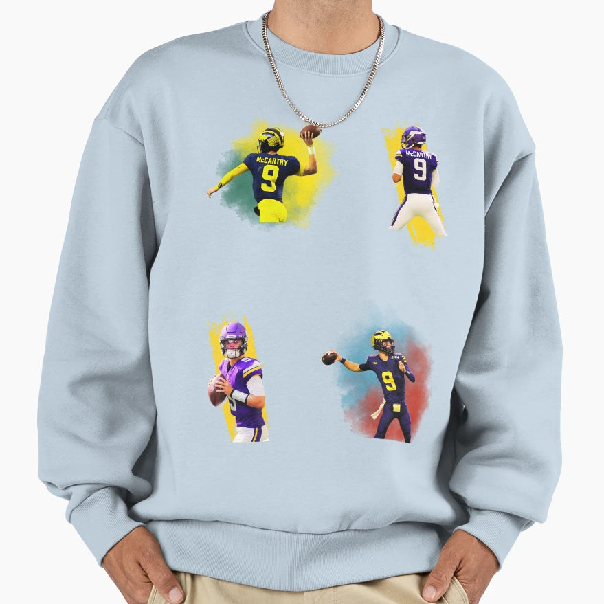 Jj Mccarthy Hd Set T-Shirt - Casual Everyday Wear Men Women - T-Shirt, Sweatshirt, Hoodie