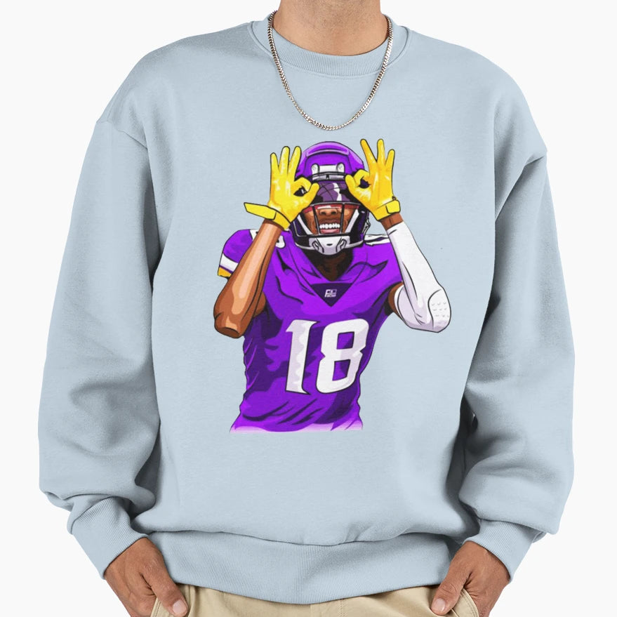 Griddy Duo Sweatshirt - Trendy Graphic Unisex - T-Shirt, Sweatshirt, Hoodie