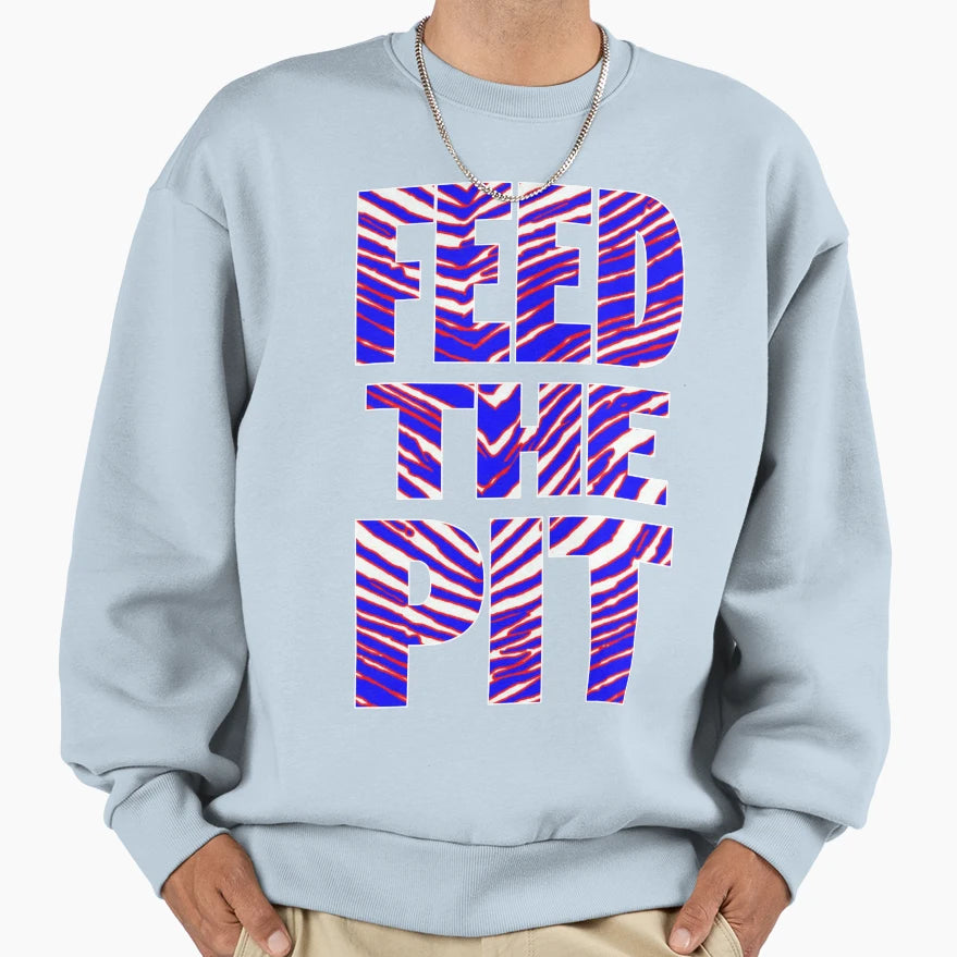 Feed Pit Buffalo Bills Sweatshirt - Aesthetic Graphic for Adults - T-Shirt, Sweatshirt, Hoodie