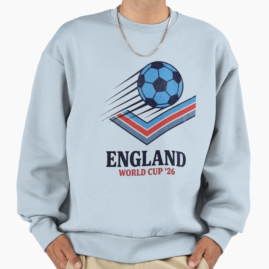 England World Cup 2026 Soccer Sweatshirt - Unique Graphic for Adults - T-Shirt, Sweatshirt, Hoodie