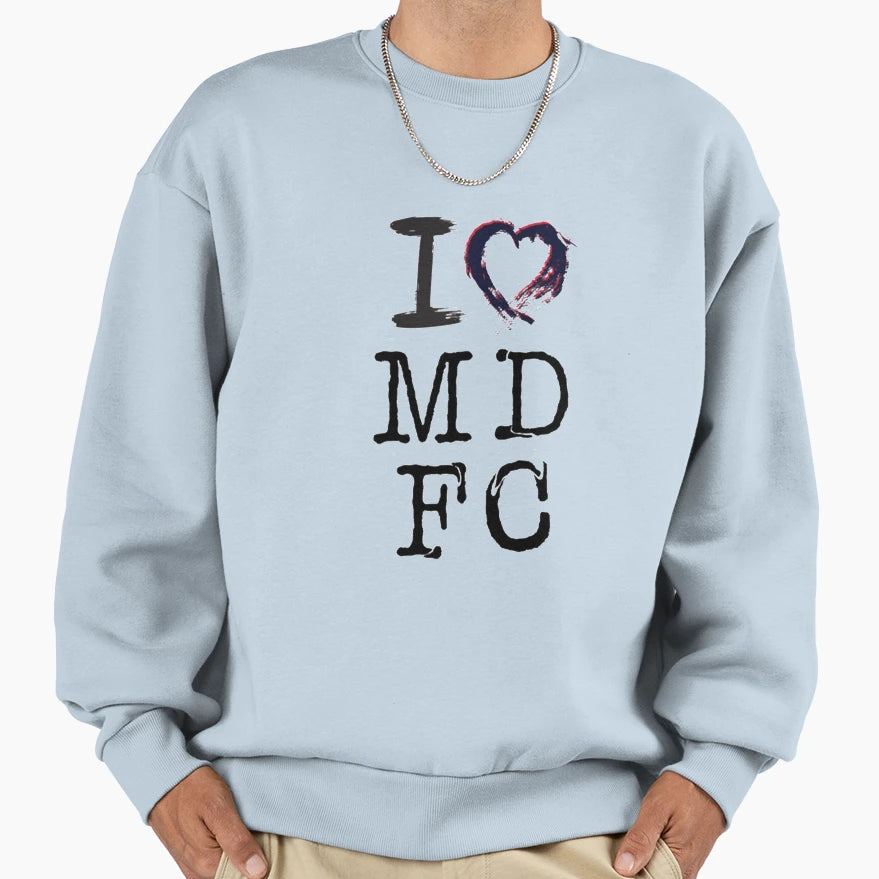 I Love Melbourne Demons Football Sweatshirt - Fun Novelty Design Men Women - T-Shirt, Sweatshirt, Hoodie