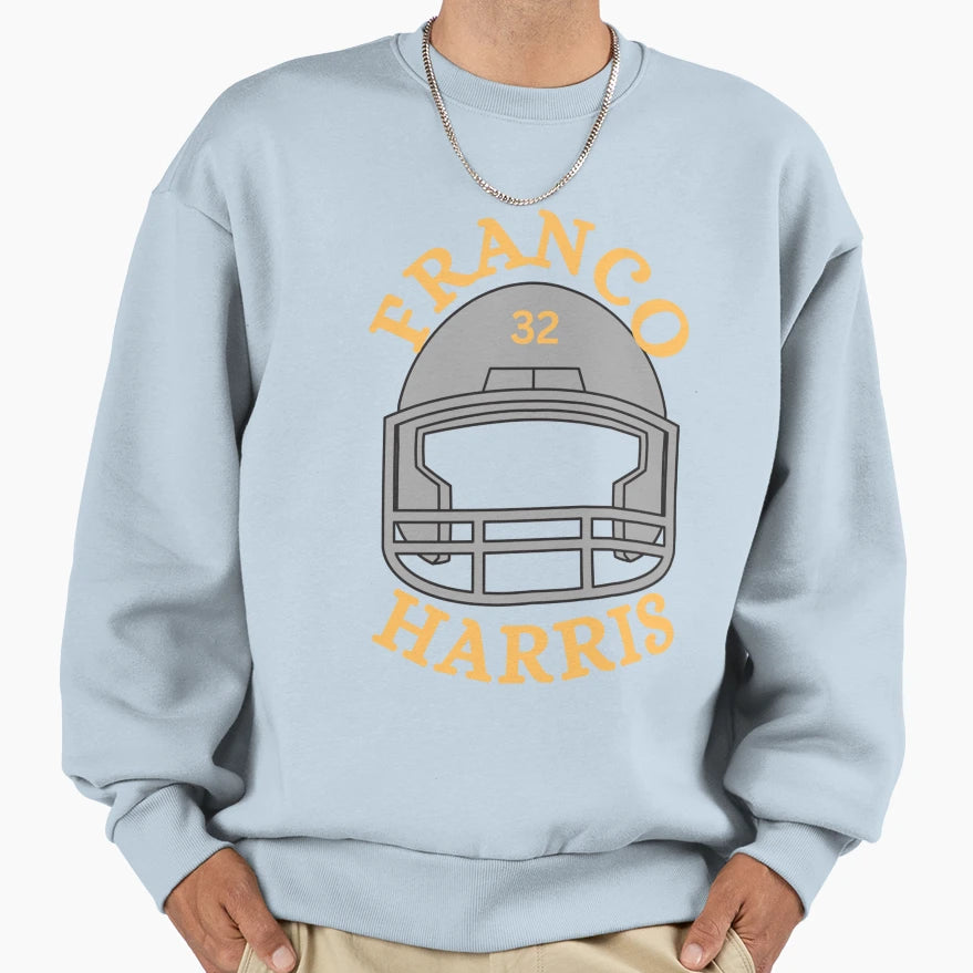 Franco Harris Sweatshirt - Unique Graphic for Adults - T-Shirt, Sweatshirt, Hoodie