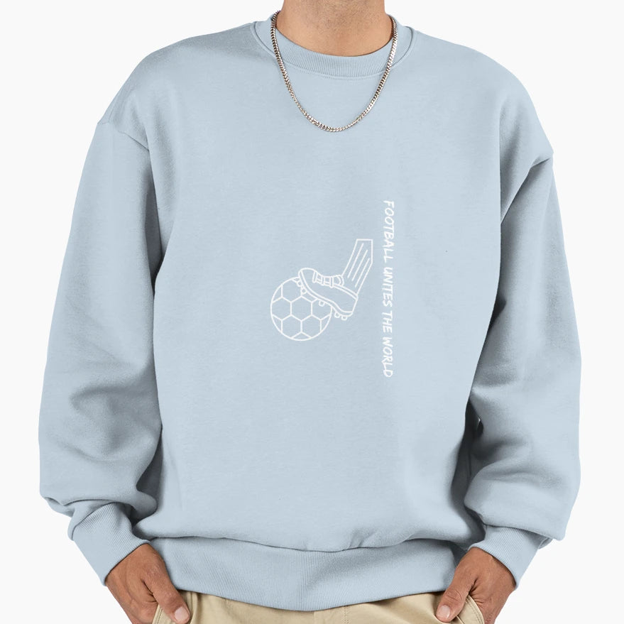 Football Unites World Sweatshirt - Custom Art Print for Adults - T-Shirt, Sweatshirt, Hoodie