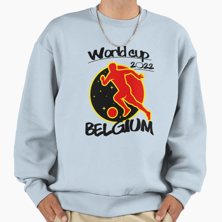 Belgium World Cup 2022 Sweatshirt - Streetwear Style for Adults - T-Shirt, Sweatshirt, Hoodie