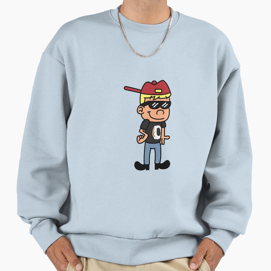 Donut Sweatshirt - Casual Everyday Wear for Adults - T-Shirt, Sweatshirt, Hoodie