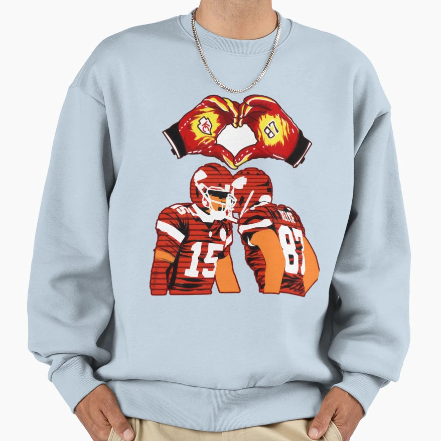 Art Kansas City Chiefs Sweatshirt - Streetwear Style for Adults - T-Shirt, Sweatshirt, Hoodie