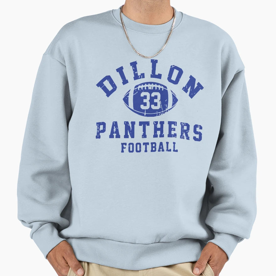 Dillon 33 Panthers Football Sweatshirt - Streetwear Style Men Women - T-Shirt, Sweatshirt, Hoodie