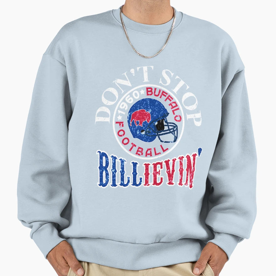Buffalo Bills T Shirtbillieve Buffalo T-Shirt - Custom Art Print Men Women - T-Shirt, Sweatshirt, Hoodie