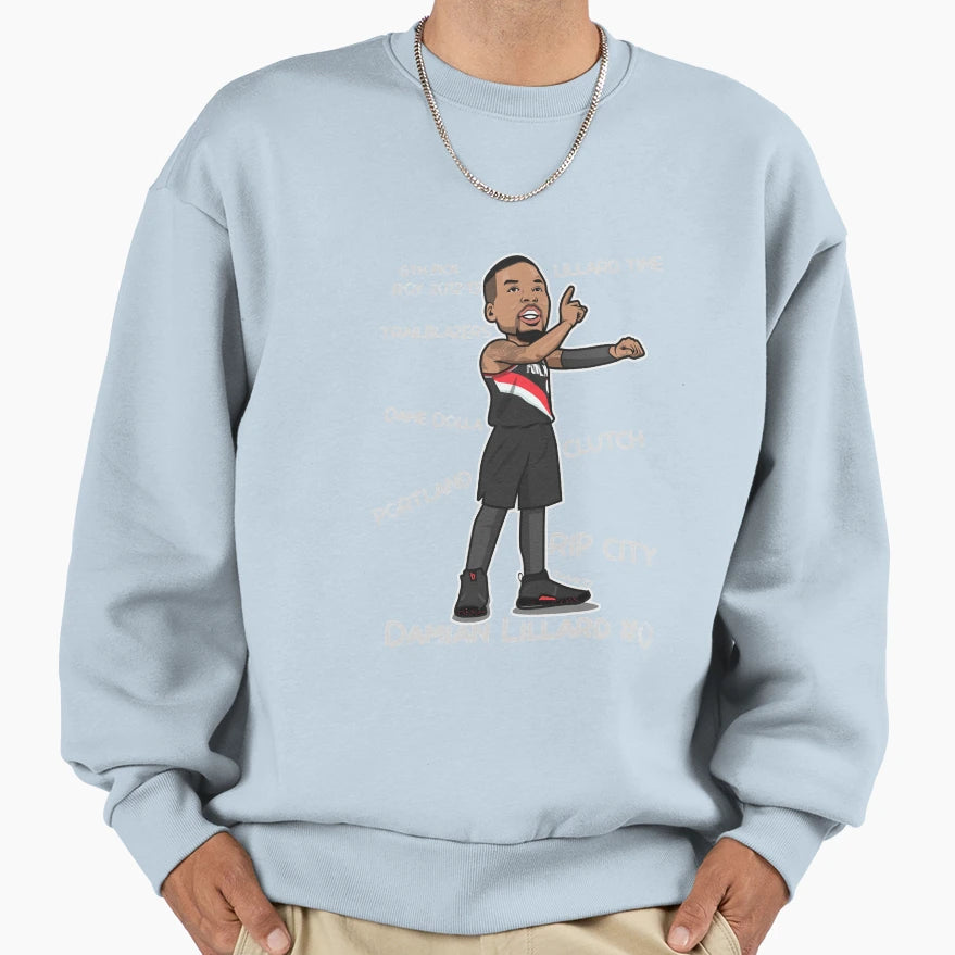 Damian Lillard Sweatshirt - Aesthetic Graphic Unisex - T-Shirt, Sweatshirt, Hoodie