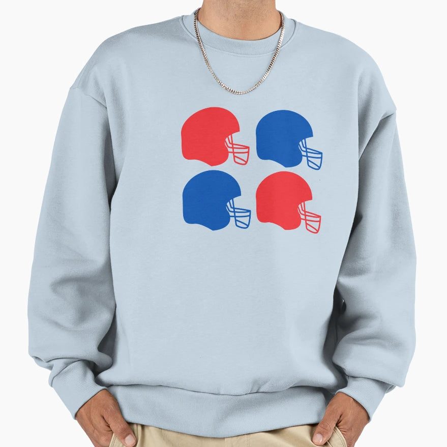 Gridiron Football Players Funny Sweatshirt - Minimalist Print Men Women - T-Shirt, Sweatshirt, Hoodie