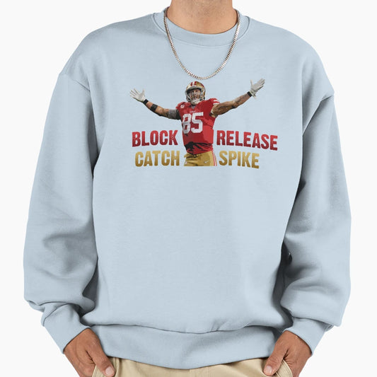 Block Release Catch Spike GK Sweatshirt - Novelty Apparel Unisex - T-Shirt, Sweatshirt, Hoodie