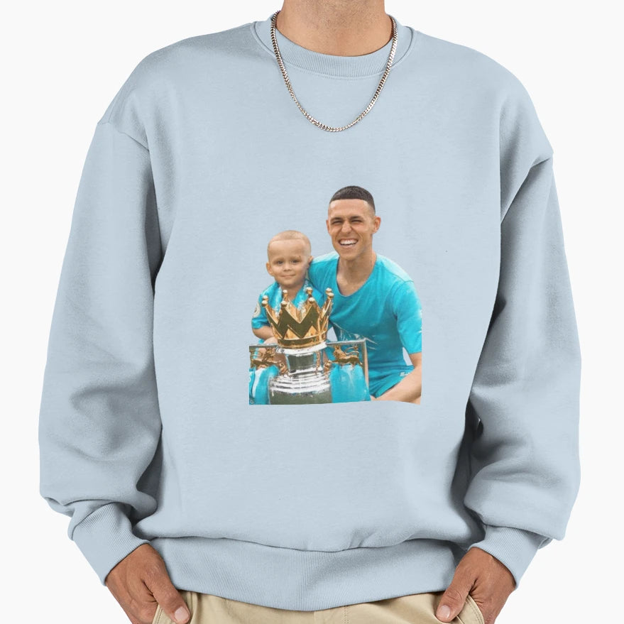 Phil Foden Art Phil Foden Manchester Sweatshirt - Trendy Graphic Unisex - T-Shirt, Sweatshirt, Hoodie