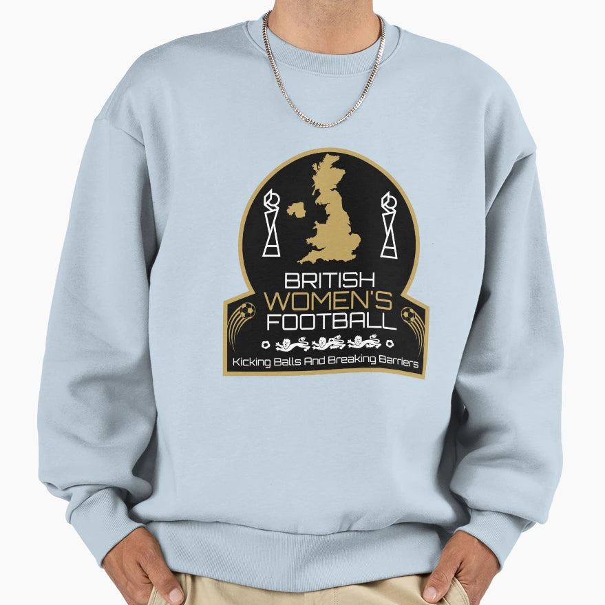 British Womens Football Soccer Sweatshirt - Trendy Graphic for Adults - T-Shirt, Sweatshirt, Hoodie