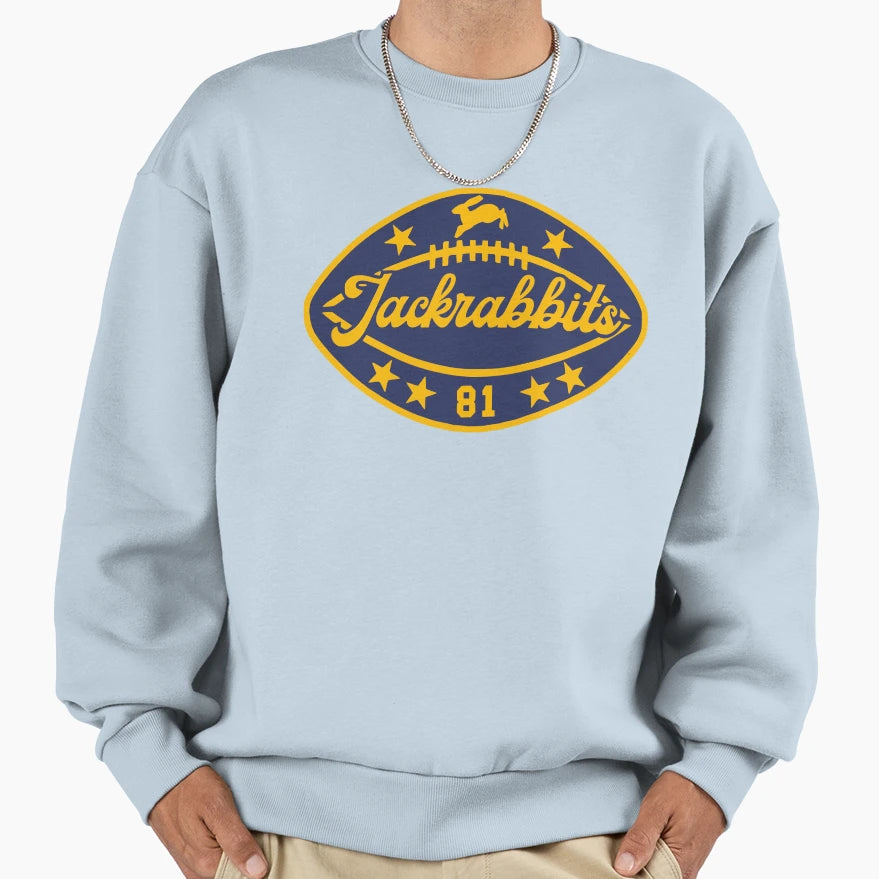 Jackrabbits Football 2 Sweatshirt - Custom Art Print Unisex - T-Shirt, Sweatshirt, Hoodie