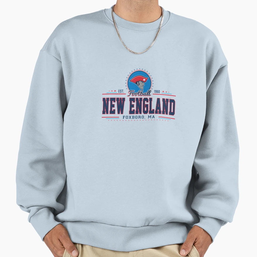 New England Patriots Sweatshirt - Minimalist Print Unisex - T-Shirt, Sweatshirt, Hoodie