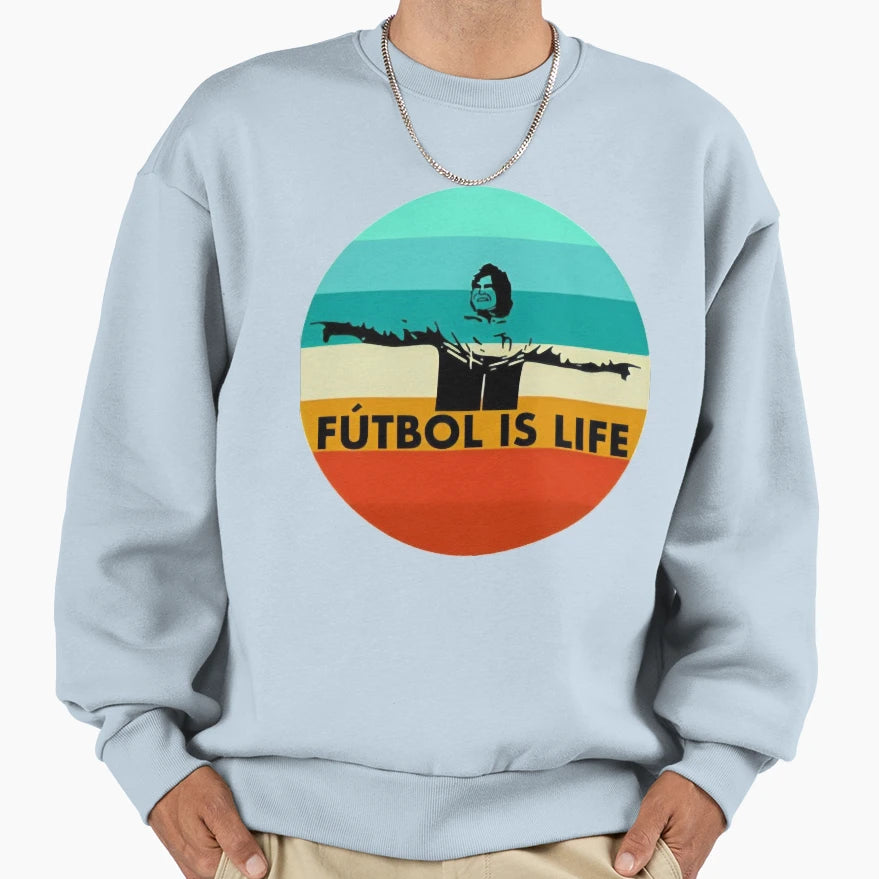 Who Loves Music And Futbol Is Make Sweatshirt - Novelty Apparel for Adults - T-Shirt, Sweatshirt, Hoodie