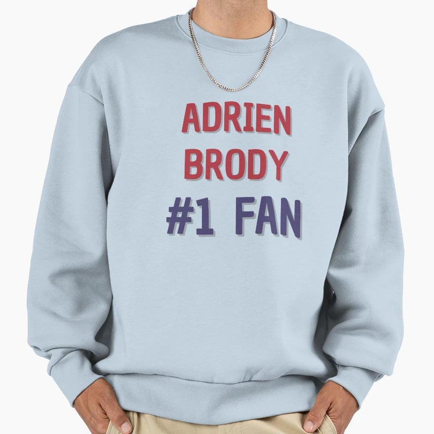 Adrien Brody 1 Fan Sweatshirt - Aesthetic Graphic Unisex - T-Shirt, Sweatshirt, Hoodie