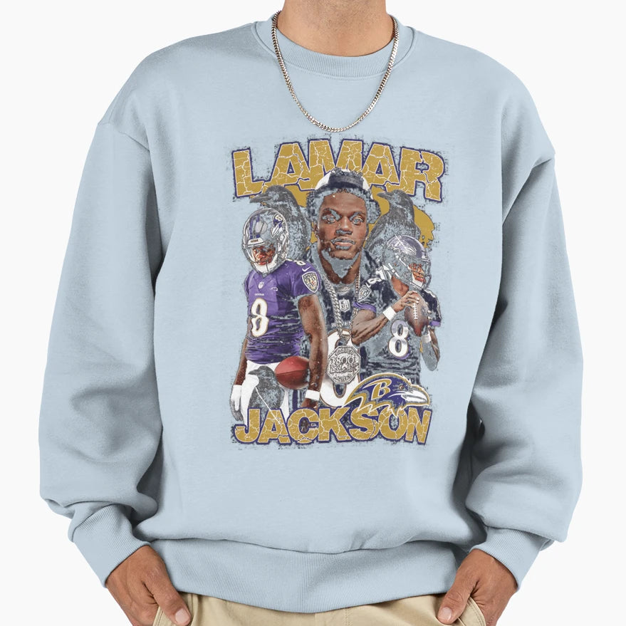 Lamar Collage Sweatshirt - Minimalist Print Unisex - T-Shirt, Sweatshirt, Hoodie