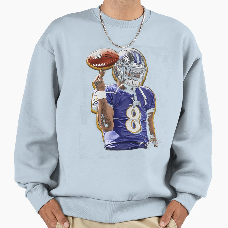 Lamar Ball Control Sweatshirt - Minimalist Print Unisex - T-Shirt, Sweatshirt, Hoodie