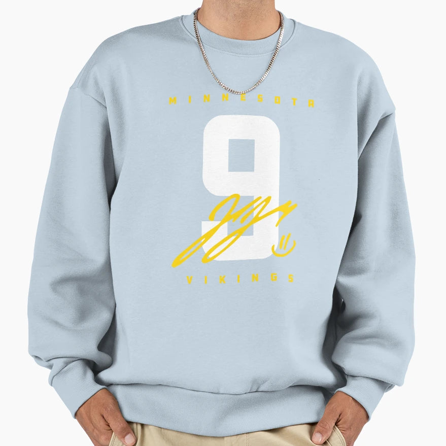 J J Mccarthy Signature Sweatshirt - Minimalist Print for Adults - T-Shirt, Sweatshirt, Hoodie