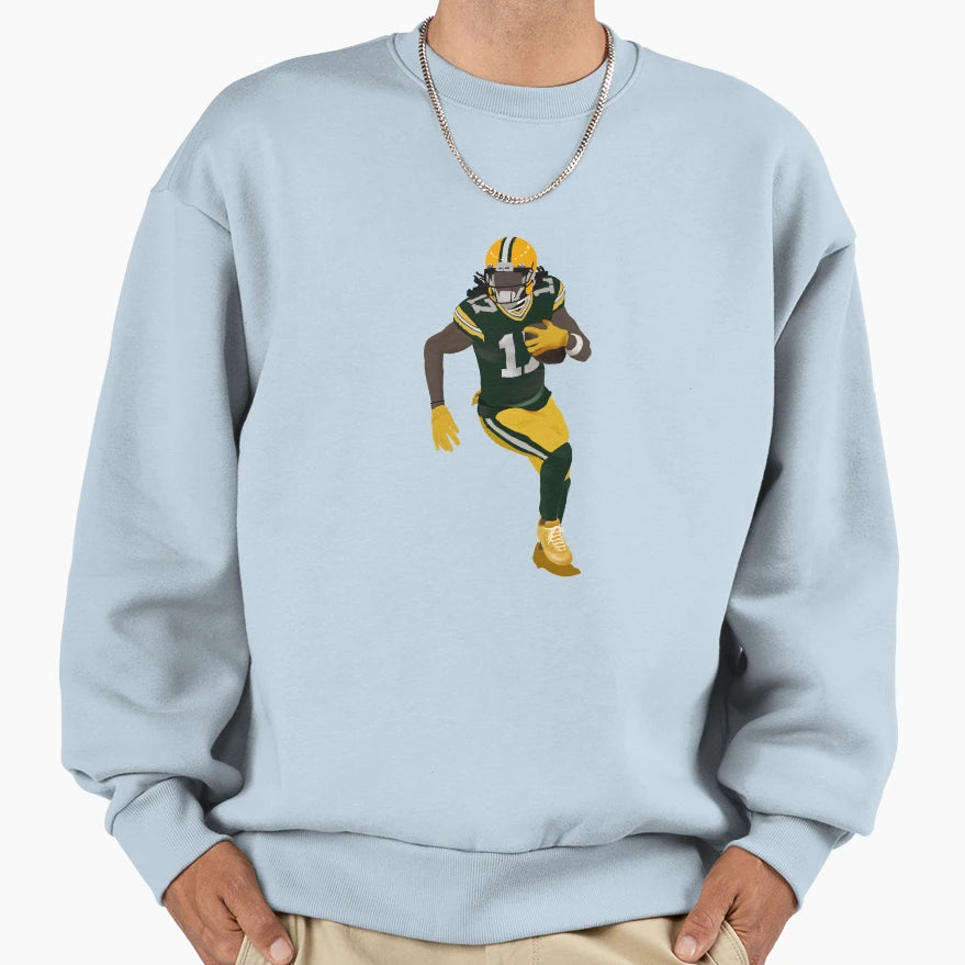 17 Packers Adams Digital Drawing Sweatshirt - Aesthetic Graphic for Adults - T-Shirt, Sweatshirt, Hoodie