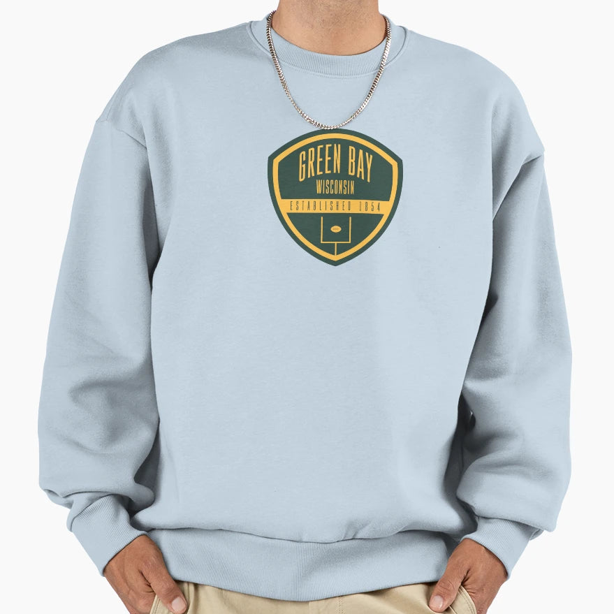 Green Bay Football Sweatshirt - Minimalist Print Unisex - T-Shirt, Sweatshirt, Hoodie