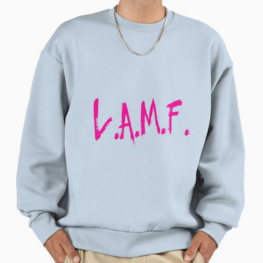 Lamf Worn Sweatshirt - Fun Novelty Design Unisex - T-Shirt, Sweatshirt, Hoodie