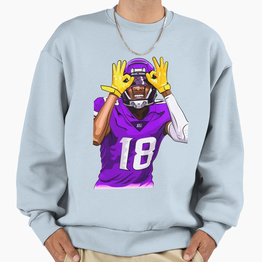 JJ Griddy Sweatshirt - Custom Art Print Men Women - T-Shirt, Sweatshirt, Hoodie