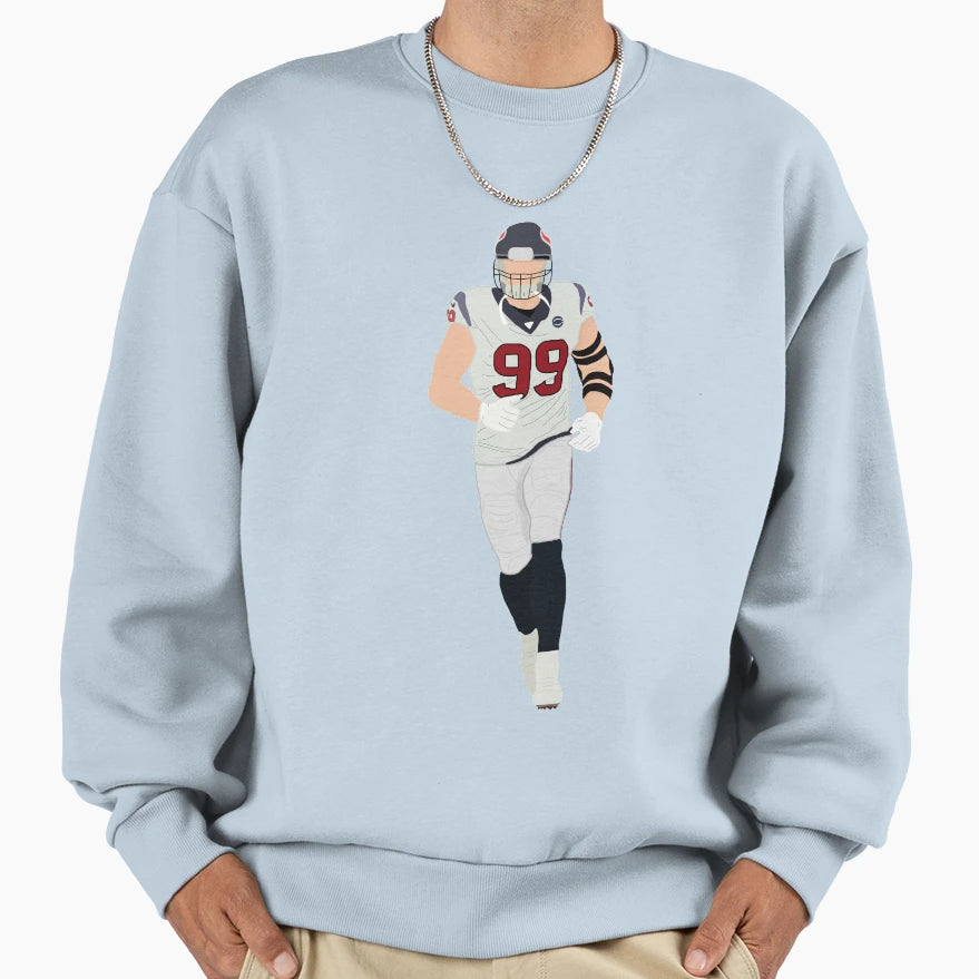 Jj Watt Sweatshirt - Casual Everyday Wear Men Women - T-Shirt, Sweatshirt, Hoodie