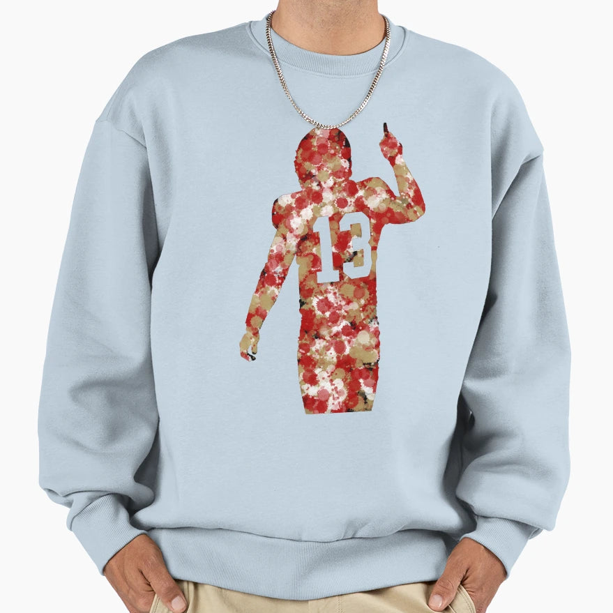 Splatter Purdy Sweatshirt - Minimalist Print Men Women - T-Shirt, Sweatshirt, Hoodie