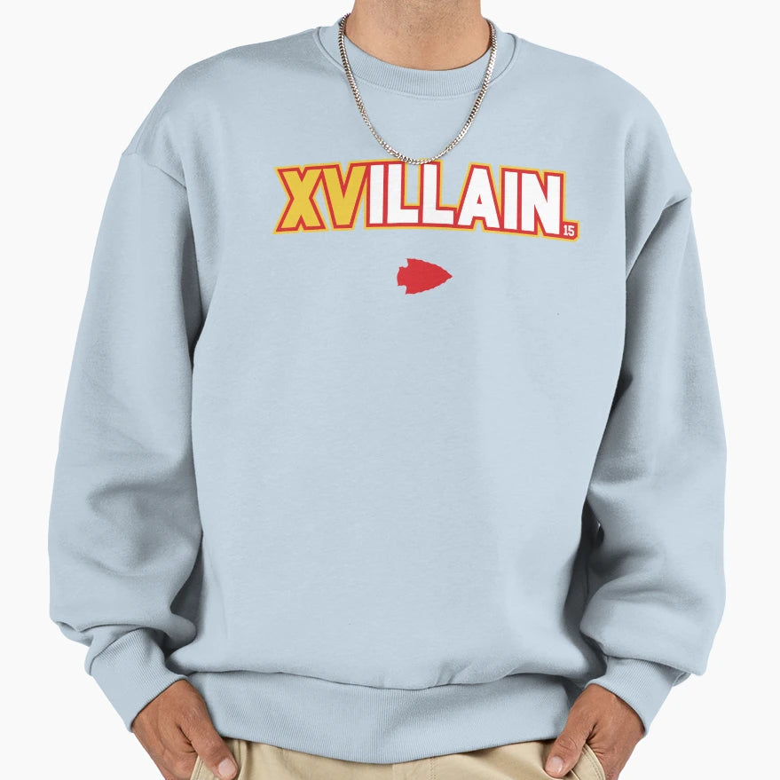 Villain Xv Mahomes Alternate Sweatshirt - Fun Novelty Design for Adults - T-Shirt, Sweatshirt, Hoodie