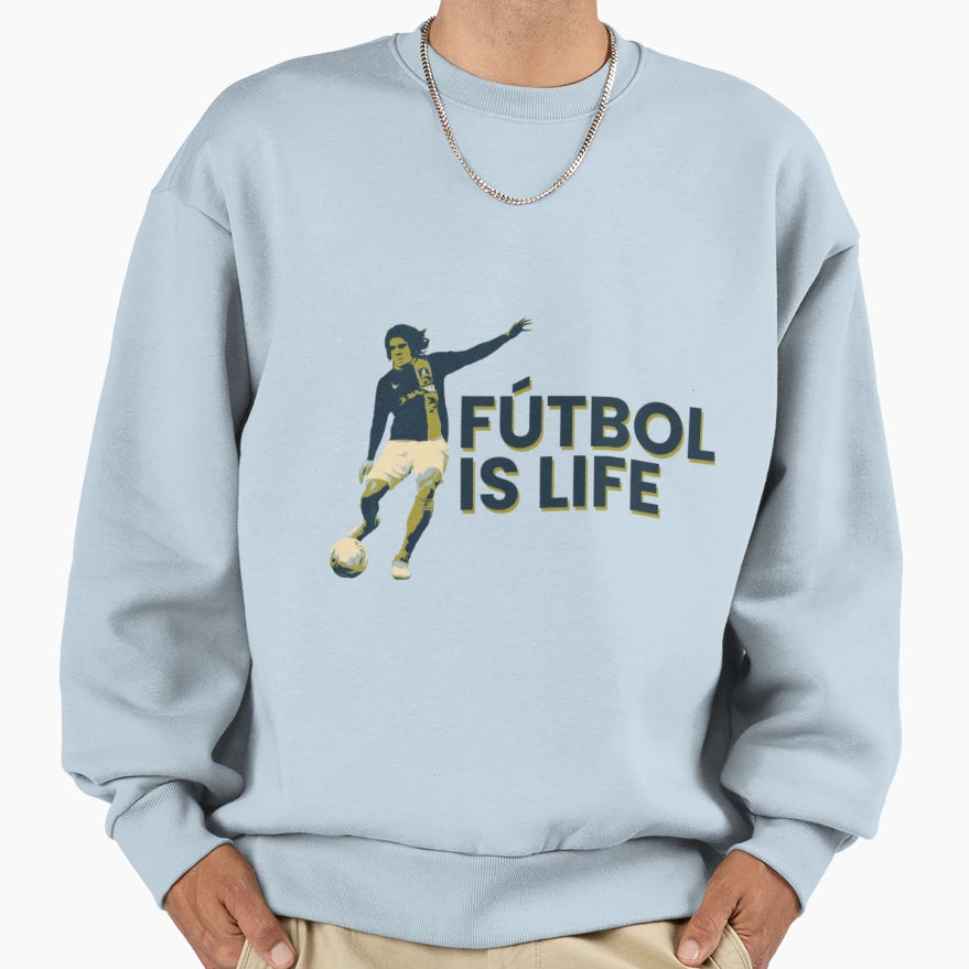 Futbol Is Life15 Sweatshirt - Minimalist Print Unisex - T-Shirt, Sweatshirt, Hoodie