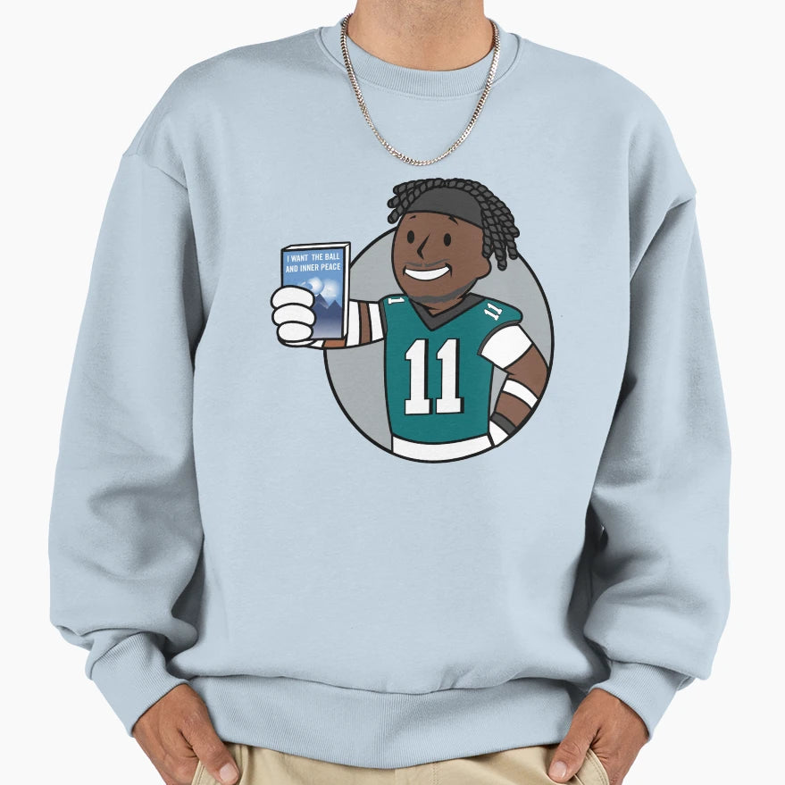 Philly Wide Receiver Sweatshirt - Graphic Print Men Women - T-Shirt, Sweatshirt, Hoodie