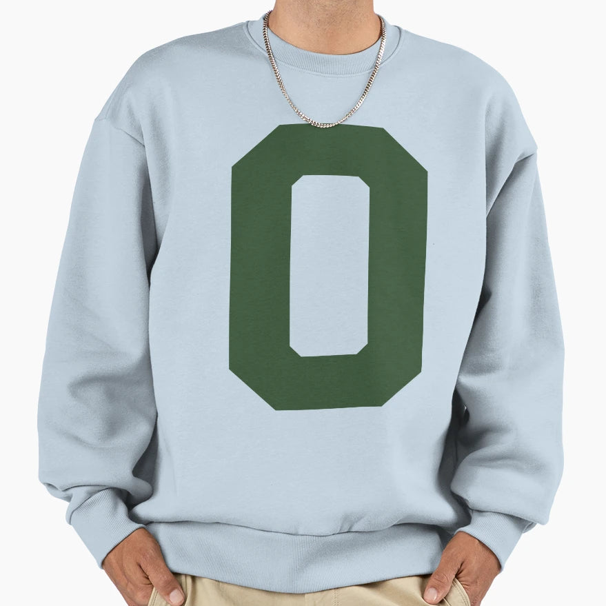 Number 0 Dark Green Zero Sweatshirt - Casual Everyday Wear for Adults - T-Shirt, Sweatshirt, Hoodie