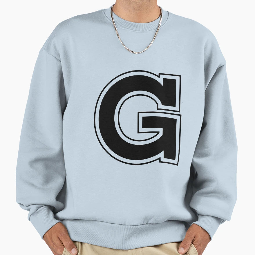 Letter G Sweatshirt - Trendy Graphic Men Women - T-Shirt, Sweatshirt, Hoodie