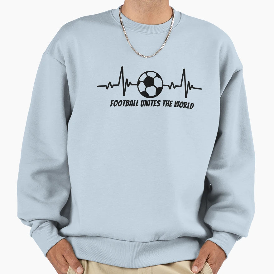 Football Unites World Sweatshirt - Custom Art Print for Adults - T-Shirt, Sweatshirt, Hoodie