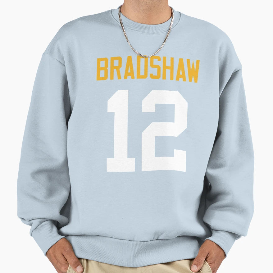 Terry Bradshaw 12 Steelers Sweatshirt - Graphic Print Men Women - T-Shirt, Sweatshirt, Hoodie