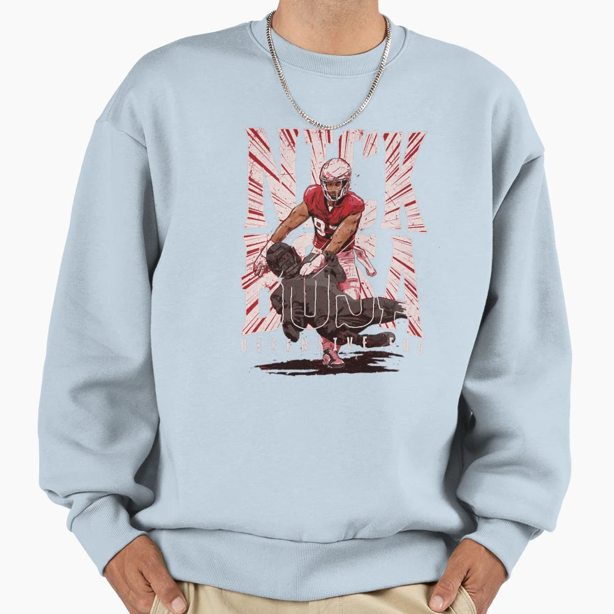 Player 97 End Defensive Touchdown Sweatshirt - Fun Novelty Design Unisex - T-Shirt, Sweatshirt, Hoodie